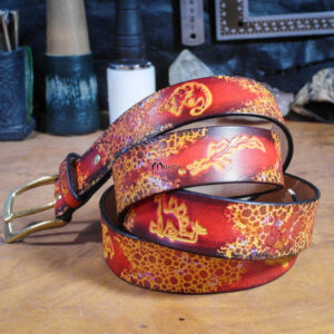 ceinture cuir choupisaures dino dinosaur