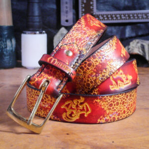 ceinture cuir choupisaures dino dinosaur