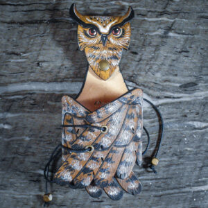 porte gobelet corne accessoire costume larp gn festival hibou