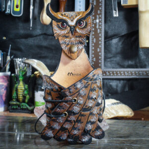 porte gobelet corne accessoire costume larp gn festival hibou