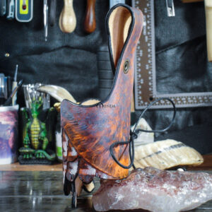 porte gobelet corne accessoire costume larp gn festival chouette owl effraie