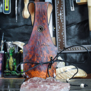 porte gobelet corne accessoire costume larp gn festival chouette owl effraie