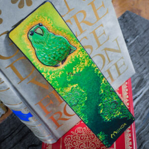 marque-page bookmark cuir lecture livre kakapo