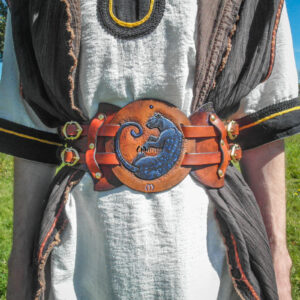ceinture pansiere serre-taille ceinturon costume larp gn jdr panthère léopard