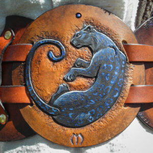 ceinture pansiere serre-taille ceinturon costume larp gn jdr panthère léopard