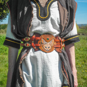 ceinture pansière serre-taille ceinturon costume larp gn jdr fennec