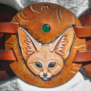 ceinture pansière serre-taille ceinturon costume larp gn jdr fennec