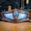 ceinture serre-taille pansière arcaniste cuir mage elfe fée nymphe