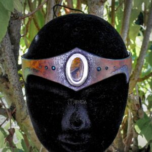 diademe tiare couronne bandeau de front cuir miinda costume