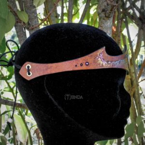 diademe tiare couronne bandeau de front cuir miinda costume