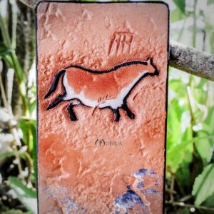 marque-page lecture livre cuir archéo cheval lascaux rupestre