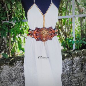 ceinture pansière serre-taille ceinturon costume larp gn dragon wyvern