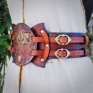 ceinture pansière serre-taille ceinturon costume larp gn dragon rune